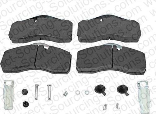 DSS 960015OEM - Kit de plaquettes de frein, disque de frein de stationnement cwaw.fr