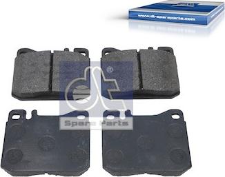 DT Spare Parts 4.92240 - Kit de plaquettes de frein, frein à disque cwaw.fr