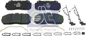 DT Spare Parts 6.95106 - Kit de plaquettes de frein, frein à disque cwaw.fr