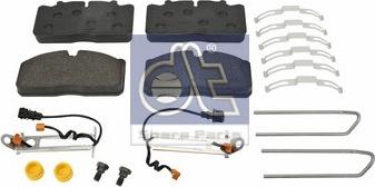 DT Spare Parts 6.95100 - Kit de plaquettes de frein, frein à disque cwaw.fr