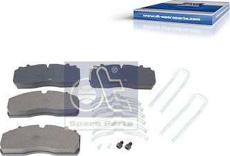 DT Spare Parts 6.95126 - Kit de plaquettes de frein, frein à disque cwaw.fr