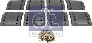 DT Spare Parts 10.33007 - Kit de garnitures de frein, frein à tambour cwaw.fr