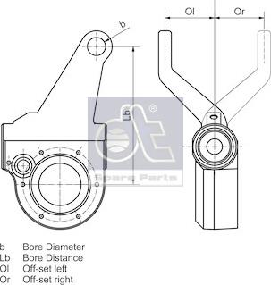 DT Spare Parts 4.61588 - Régleur de timonerie, freinage cwaw.fr