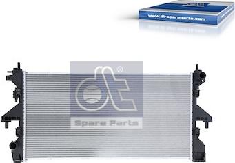 DT Spare Parts 12.17010 - Radiateur, refroidissement du moteur cwaw.fr