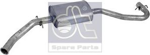 DT Spare Parts 12.27155 - Pot de détente / silencieux arrière cwaw.fr