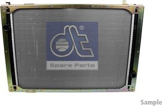 DT Spare Parts 3.16216 - Radiateur, refroidissement du moteur cwaw.fr