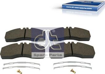 DT Spare Parts 2.94095 - Kit de plaquettes de frein, frein à disque cwaw.fr