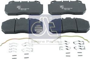 DT Spare Parts 2.94098 - Kit de plaquettes de frein, frein à disque cwaw.fr