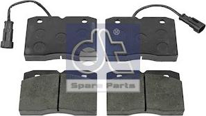 DT Spare Parts 7.92624 - Kit de plaquettes de frein, frein à disque cwaw.fr