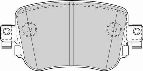 Duron DBP394485 - Kit de plaquettes de frein, frein à disque cwaw.fr