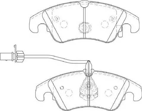 Duron DBP394044 - Kit de plaquettes de frein, frein à disque cwaw.fr