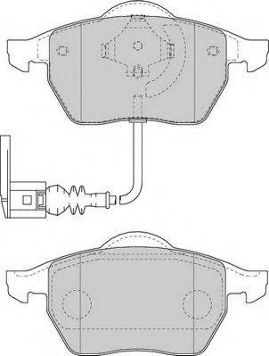 G.U.D. GBP039001 - Kit de plaquettes de frein, frein à disque cwaw.fr