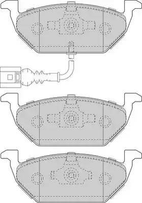 Duron DBP391635 - Kit de plaquettes de frein, frein à disque cwaw.fr