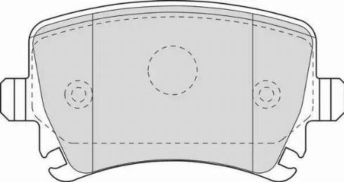 Duron DBP391636 - Kit de plaquettes de frein, frein à disque cwaw.fr