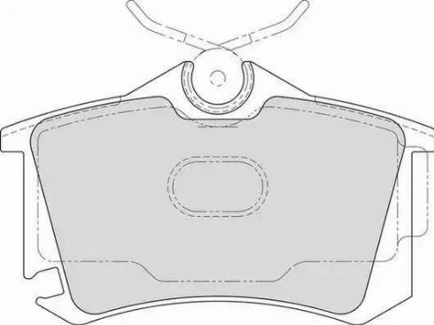 Duron DBP391637 - Kit de plaquettes de frein, frein à disque cwaw.fr