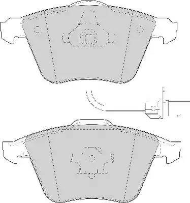 ATE 607201 - Kit de plaquettes de frein, frein à disque cwaw.fr