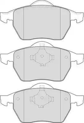 Duron DBP391167 - Kit de plaquettes de frein, frein à disque cwaw.fr