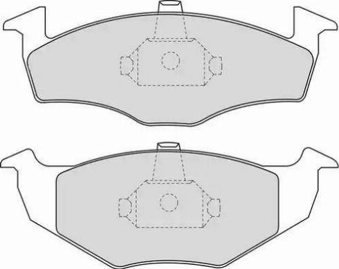 Duron DBP391101 - Kit de plaquettes de frein, frein à disque cwaw.fr