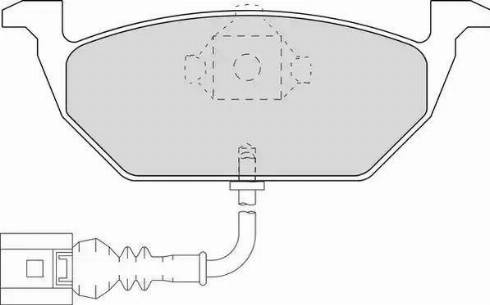 Duron DBP391398 - Kit de plaquettes de frein, frein à disque cwaw.fr