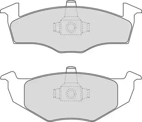 Duron DBP391288 - Kit de plaquettes de frein, frein à disque cwaw.fr