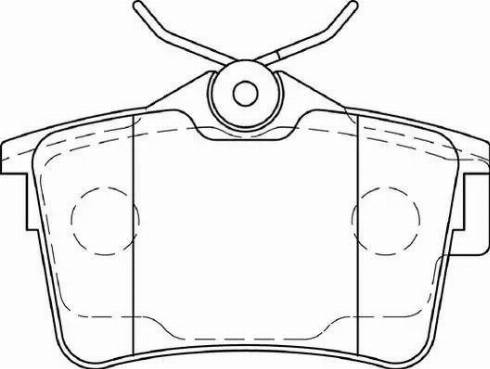 Duron DBP344250 - Kit de plaquettes de frein, frein à disque cwaw.fr