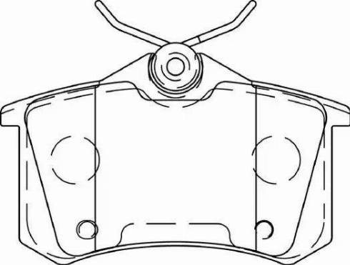 Duron DBP344260 - Kit de plaquettes de frein, frein à disque cwaw.fr