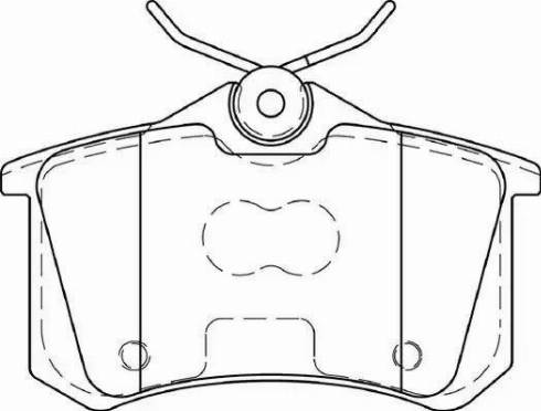 Duron DBP344222 - Kit de plaquettes de frein, frein à disque cwaw.fr