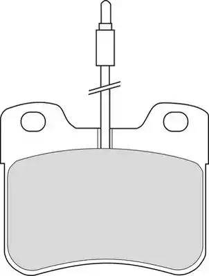 Duron DBP340535 - Kit de plaquettes de frein, frein à disque cwaw.fr