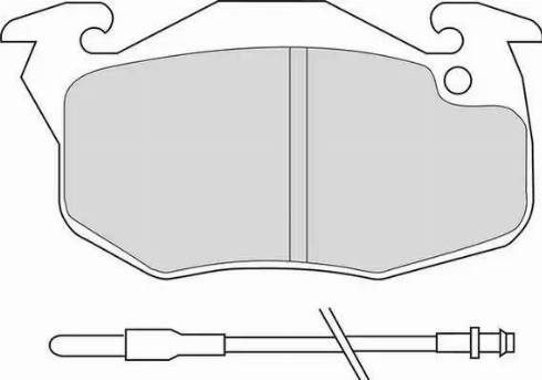 Duron DBP340719 - Kit de plaquettes de frein, frein à disque cwaw.fr