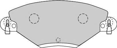 Duron DBP341411 - Kit de plaquettes de frein, frein à disque cwaw.fr