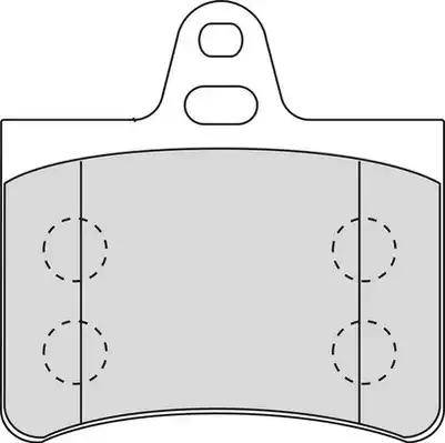 Duron DBP341413 - Kit de plaquettes de frein, frein à disque cwaw.fr