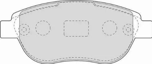 Duron DBP341476 - Kit de plaquettes de frein, frein à disque cwaw.fr