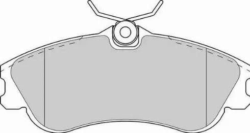 Duron DBP341477 - Kit de plaquettes de frein, frein à disque cwaw.fr