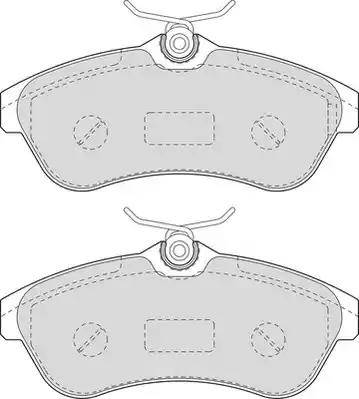 Duron DBP341543 - Kit de plaquettes de frein, frein à disque cwaw.fr