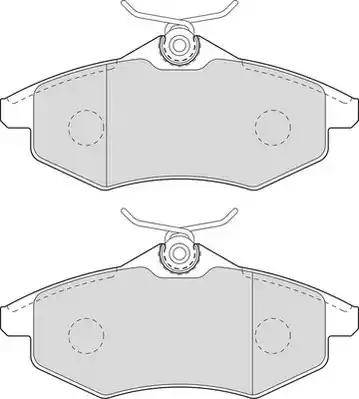 Duron DBP341542 - Kit de plaquettes de frein, frein à disque cwaw.fr