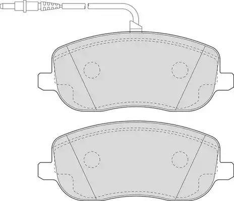 Duron DBP341556 - Kit de plaquettes de frein, frein à disque cwaw.fr