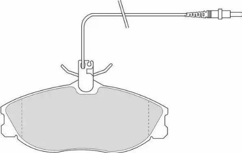 Duron DBP341063 - Kit de plaquettes de frein, frein à disque cwaw.fr