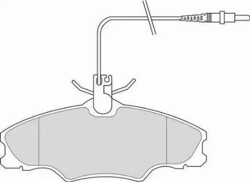 Duron DBP341062 - Kit de plaquettes de frein, frein à disque cwaw.fr