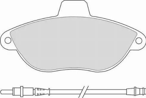 Duron DBP341002 - Kit de plaquettes de frein, frein à disque cwaw.fr