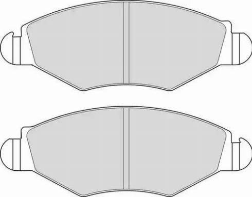 Duron DBP341378 - Kit de plaquettes de frein, frein à disque cwaw.fr