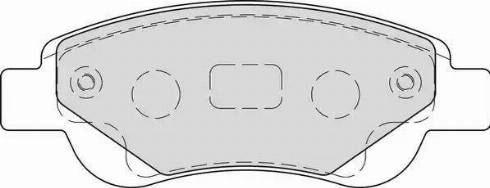 Duron DBP341790 - Kit de plaquettes de frein, frein à disque cwaw.fr