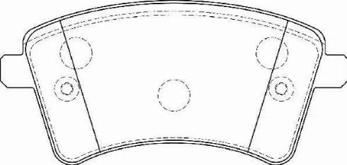 Duron DBP354185 - Kit de plaquettes de frein, frein à disque cwaw.fr