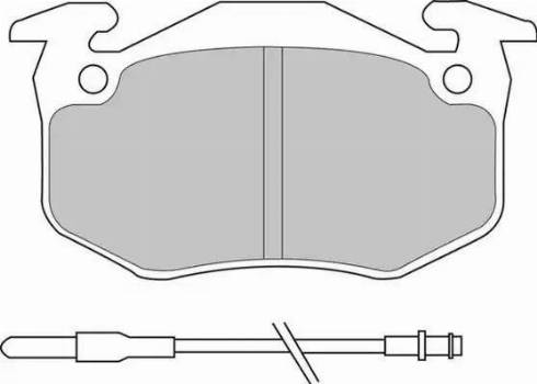 Duron DBP350440 - Kit de plaquettes de frein, frein à disque cwaw.fr