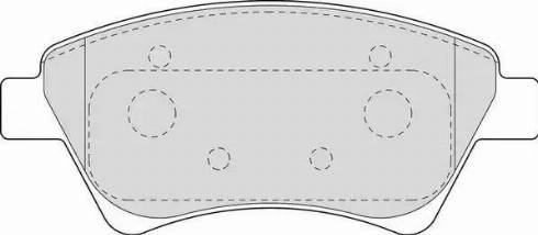 Duron DBP351544 - Kit de plaquettes de frein, frein à disque cwaw.fr