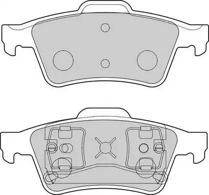 Duron DBP351540 - Kit de plaquettes de frein, frein à disque cwaw.fr