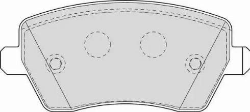 Duron DBP351617 - Kit de plaquettes de frein, frein à disque cwaw.fr