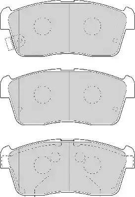 Duron DBP361532 - Kit de plaquettes de frein, frein à disque cwaw.fr