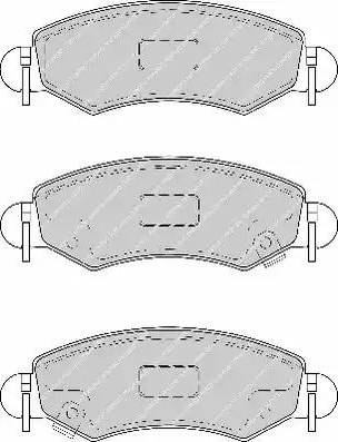 Duron DBP361811 - Kit de plaquettes de frein, frein à disque cwaw.fr