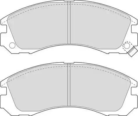 Duron DBP310765 - Kit de plaquettes de frein, frein à disque cwaw.fr