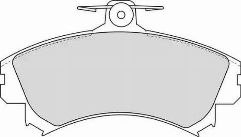 Duron DBP381093 - Kit de plaquettes de frein, frein à disque cwaw.fr